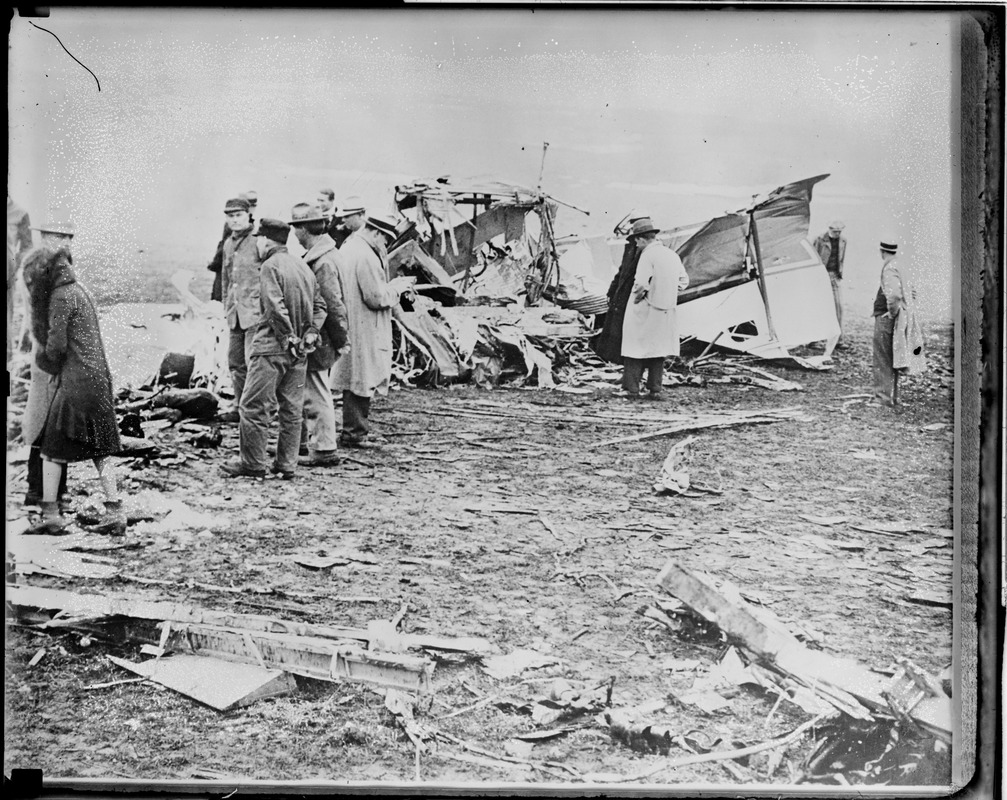 Photo of plane crash that took Knute Rockne's life