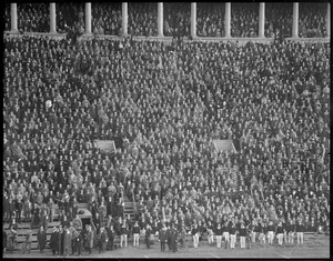 Monster crowd to see game at Harvard Stadium