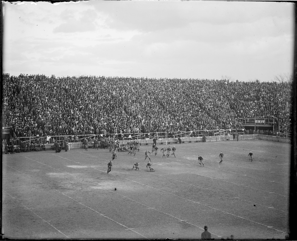 Harvard and Yale football at New Haven, Conn.