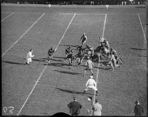 Football action, B.C. vs. St. Anthems