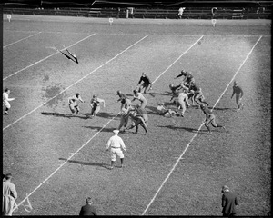 Football action, B.C. vs. St. Anthems