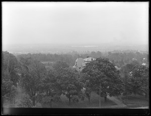 Distribution Department, Northern Extra High Service Arlington Standpipe, panorama view from Standpipe, Arlington, Mass., Jun. 4, 1920