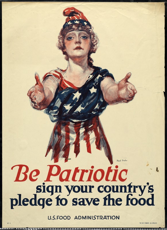 Food Ration Poster, World War I