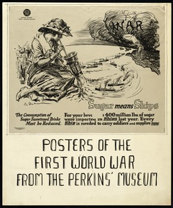 Sugar Rationing Poster, World War I