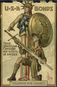 Third Liberty Loan/Boy Scouts poster, World War I