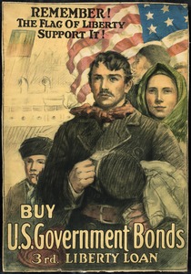 Third Liberty Loan Poster, World War I