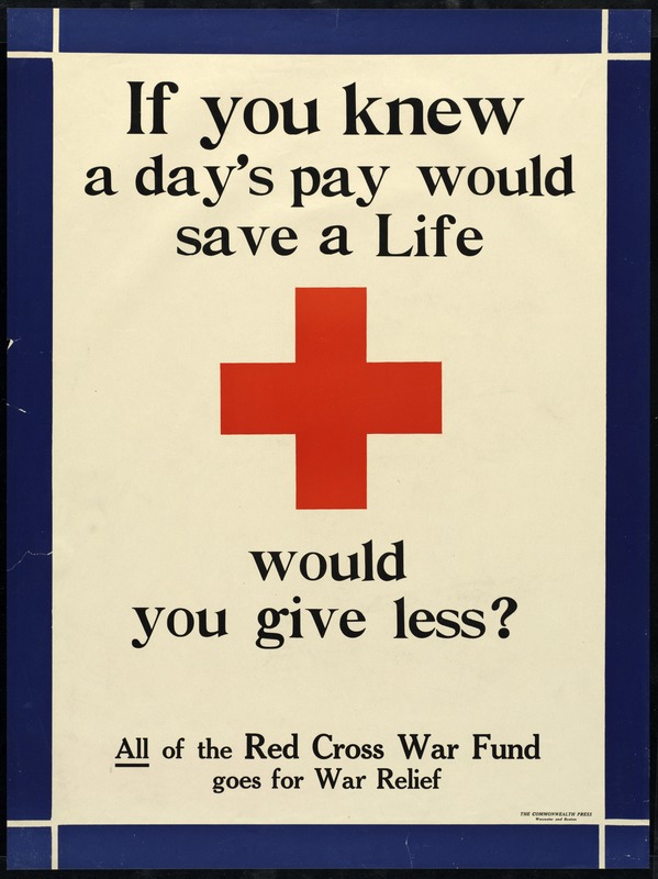 Red Cross War Fund, World War I