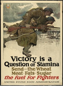 U. S. Food Administration, Ration Poster, World War I
