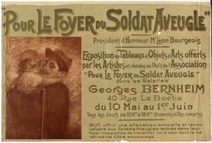 "Pour Le Foyer du Soldat Aveugle", Benefit Art Exhibit