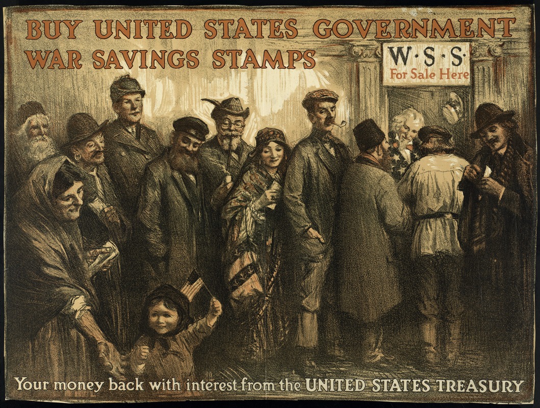 War Savings Stamps World War I Digital Commonwealth