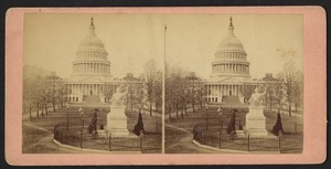 The U.S. Capitol and Greenough's statue of Washington