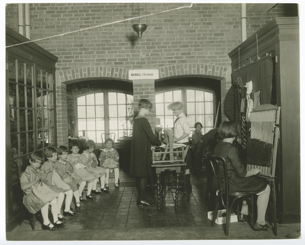 Manual Training Exhibit, Perkins Institution