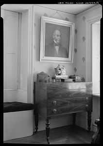 Pickering Place, Salem, desk and portrait