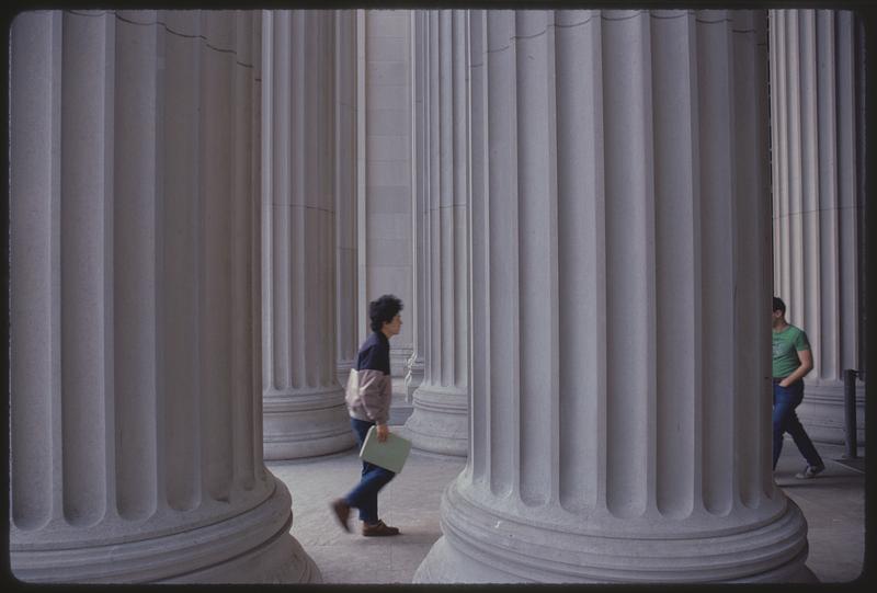 Rogers Building columns at the Massachusetts Institute of Technology ...