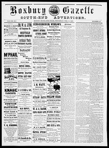 Roxbury Gazette and South End Advertiser, February 11, 1886