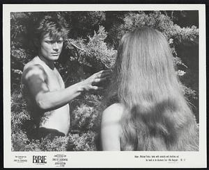 20th Century-Fox Presents the Dino De Laurentiis Production of The Bible...in the Beginning. Screenplay by Christopher Fry. Produced by Dino de Laurentiis. Directed by John Huston. Filmed in D-150. Adam (Michael Parks) looks with curiosity and stretches out his hand as he discovers Eve (Ulla Bergryd).