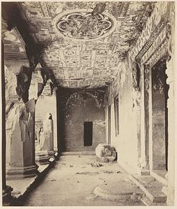 Veranda, Cave XVII, Ajanta, India