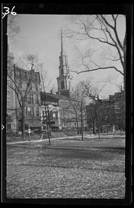 Park Street Church from Boston Common
