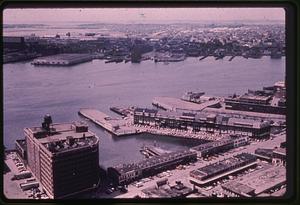 Old Quincy Mkt wharf & piers