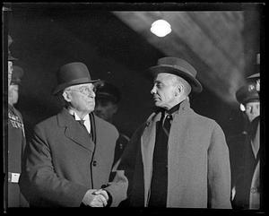 Two men shaking hands