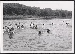 Group of people swimming