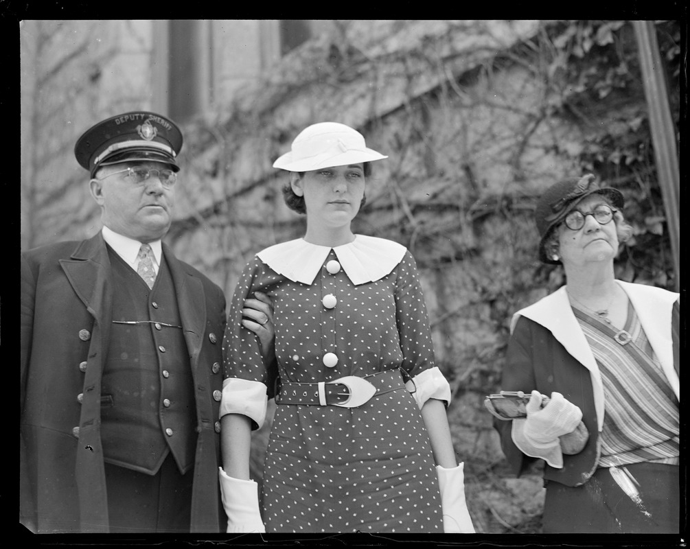 Norma held for accessory after the fact at Dedham jail. Digital