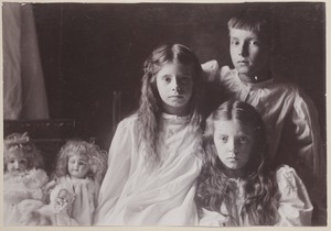 Photograph Album of the Newell Family of Newton, Massachusetts - Anna, Florence and Channing -