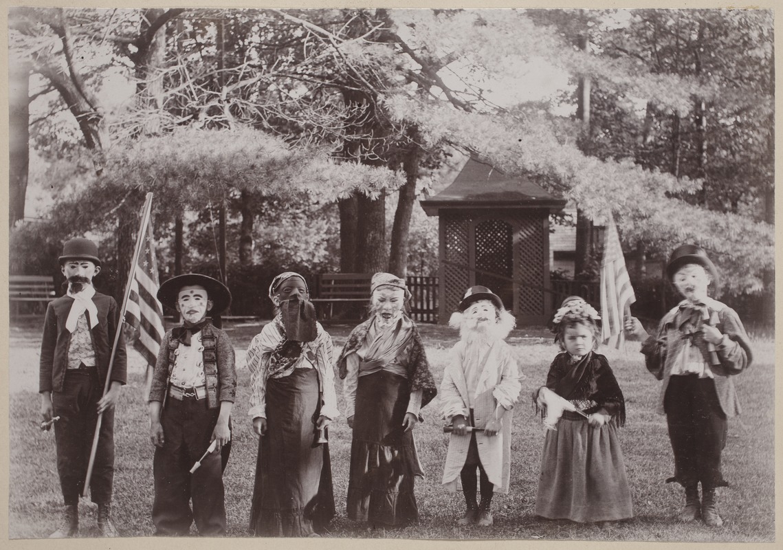 Photograph Album of the Newell Family of Newton, Massachusetts - Horrible Parade -