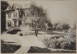 Photograph Album of the Newell Family of Newton, Massachusetts - Plimpton and Newell Residence, 87 Chestnut St. West Newton, Massachusetts -