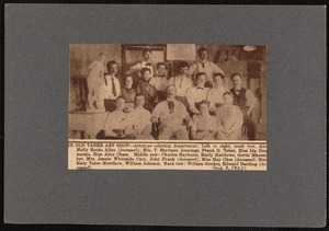 Workers at the Old Taber Art Shop Artotype Coloring department, New Bedford, MA