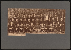 Union Street Railway Company employee outing in 1903, New Bedford, MA