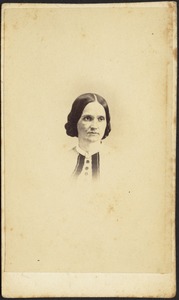 Portrait of woman, possibly Lucia Williams Brown