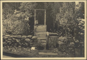 Garden Exhibit, possibly at the Massachusetts Horticultural Society Spring Flower Show