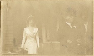 Double-sided page from photo album