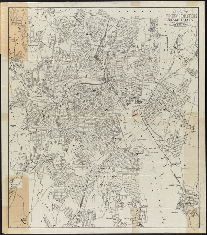 Map of Providence, Rhode Island