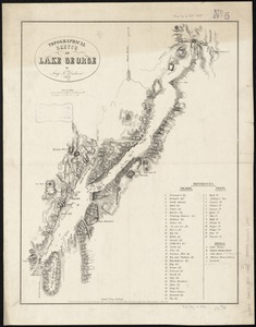 Topographical sketch of Lake George
