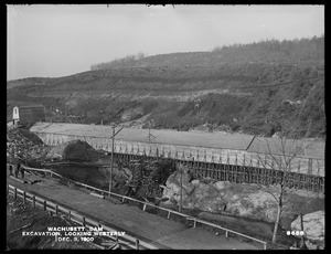 Wachusett Dam, excavation, looking westerly, Clinton, Mass., Dec. 3, 1900