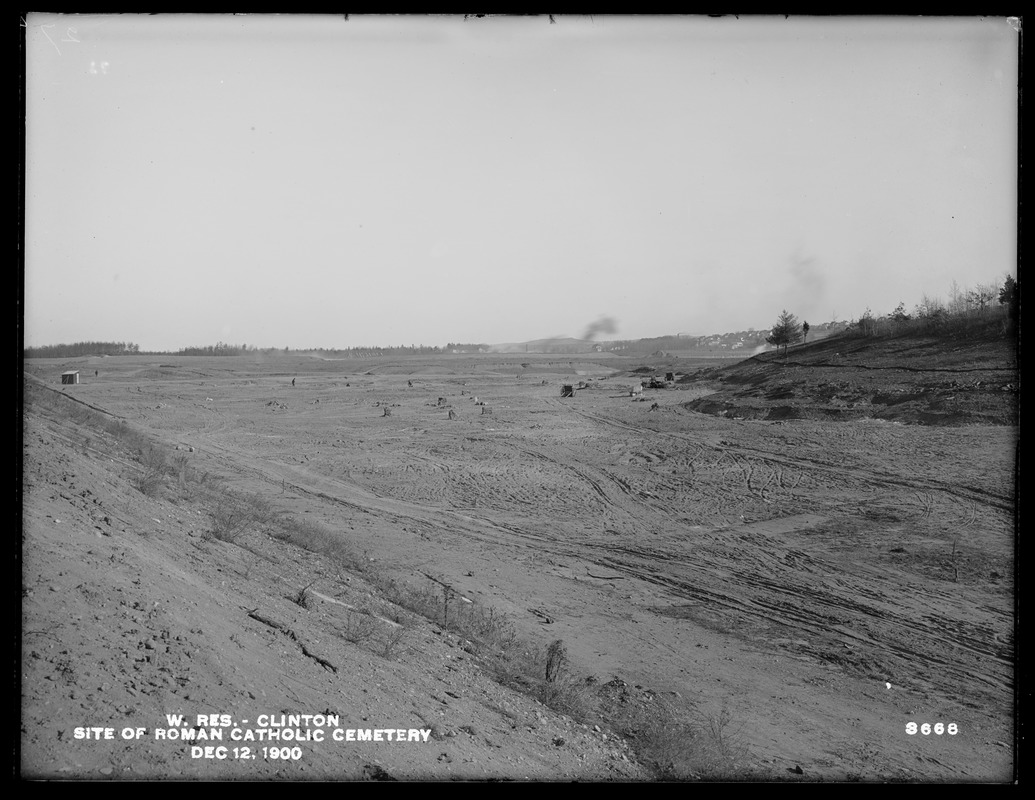 Wachusett Reservoir, site of Roman Catholic Cemetery, (similar to No. 3347), Clinton, Mass., Dec. 12, 1900