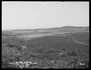 Wachusett Reservoir, North Dike, westerly portion; from the east, Clinton, Mass., Dec. 12, 1900