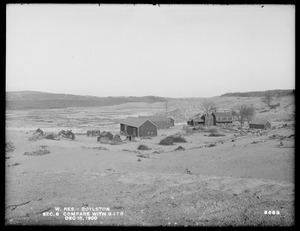 Wachusett Reservoir, Section 6, looking north (compare with No. 3476), Boylston, Mass., Dec. 15, 1900