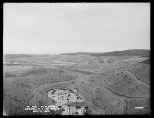 Wachusett Reservoir, Section 6, looking northeast from near Boylston Cemetery, Boylston, Mass., Dec. 15, 1900
