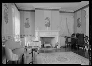 Pingree House, Salem: interior, rear parlor