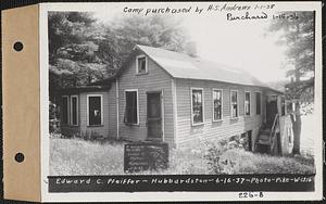 Edward C. Pfeiffer, camp, Hubbardston, Mass., Jun. 16, 1937