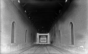 Arch between stockhouses 191 and 197 and freight tracks