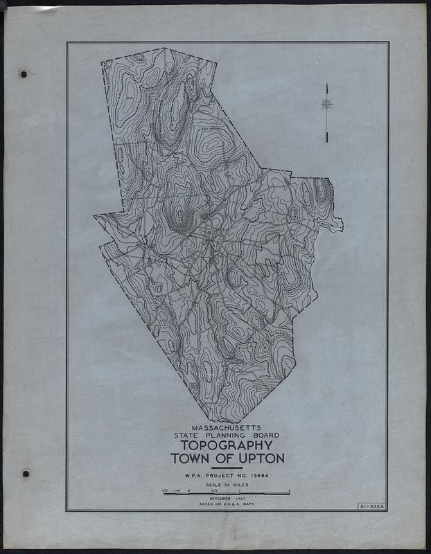 Topography Town of Upton Digital Commonwealth