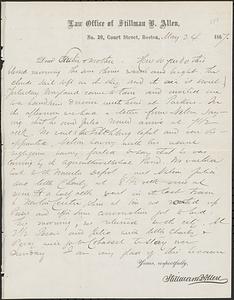 Letter from John D. Long to Zadoc Long and Julia D. Long, May 24, 1867