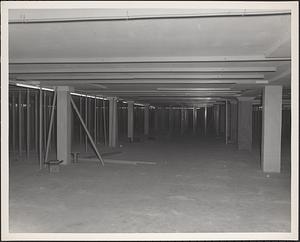 Construction of Boylston Building, Boston Public Library, interior