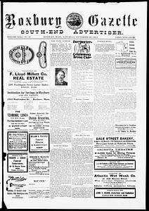 Roxbury Gazette and South End Advertiser, September 16, 1911