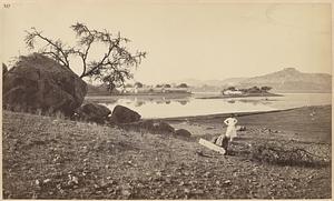The lake and palace at Kishengarh
