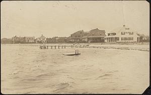 Beach Scene with Houses
